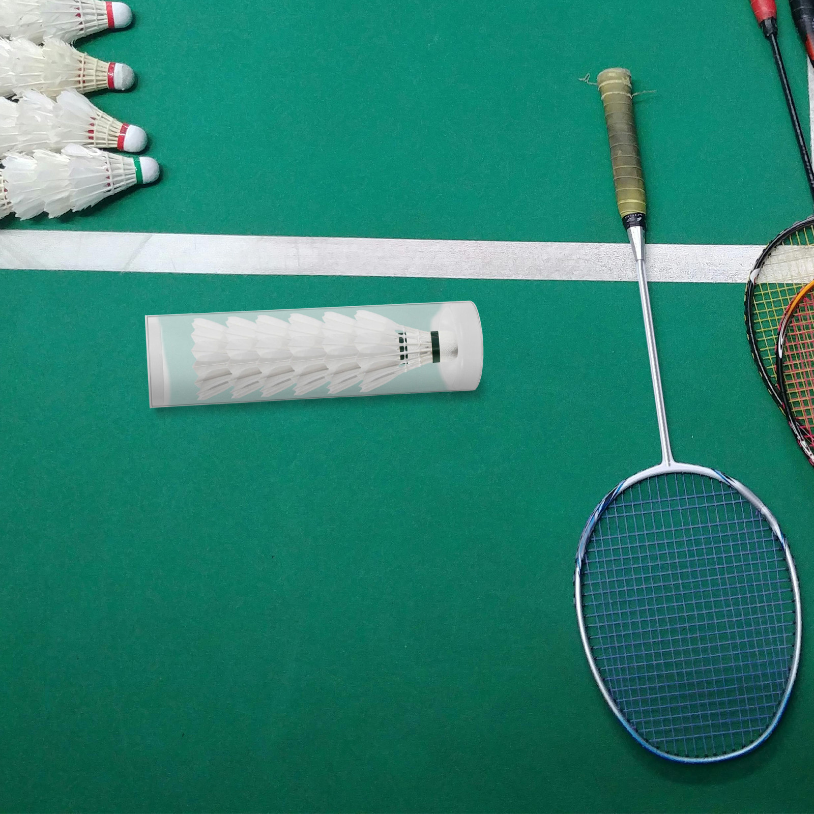 Badminton Youtube - Shuttlecocks Storage Tube Transparent Badminton Ball