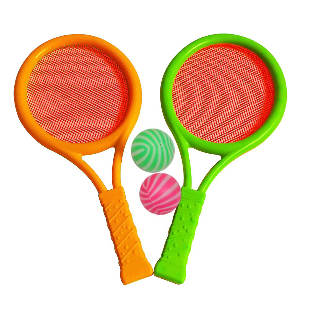Badminton Video - Badminton Tennis Rackets Balls Set Children