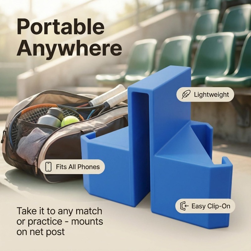 Fence Phone Mount Portable Cla - Badminton Video review and price