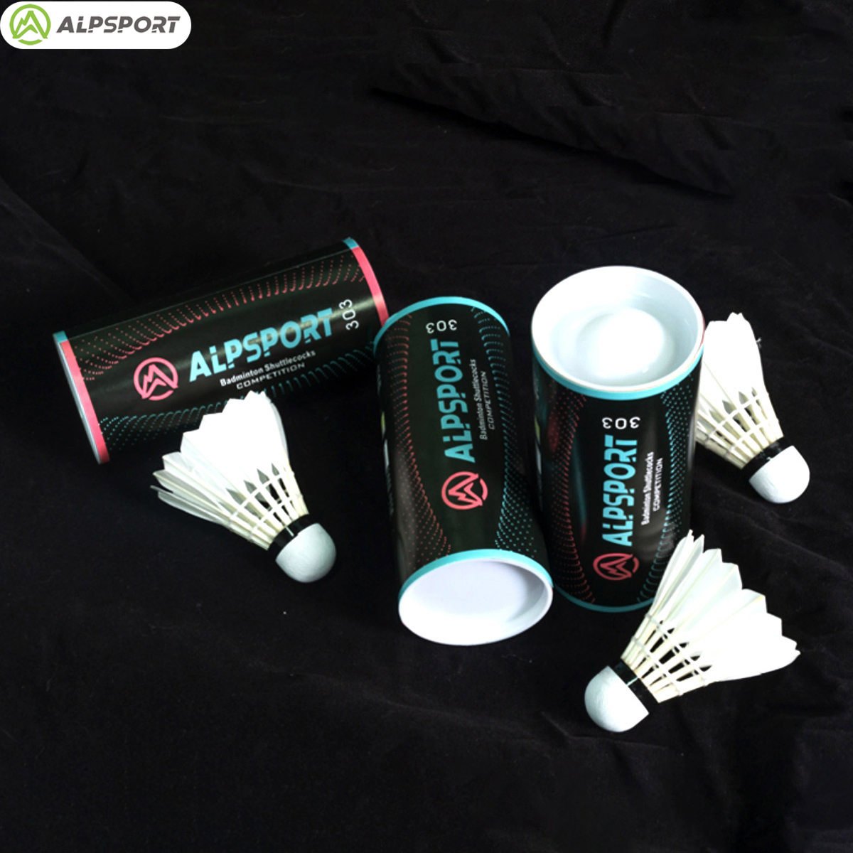 ALPSPORT 303 White Duck Feathe - Badminton Youtube review and price